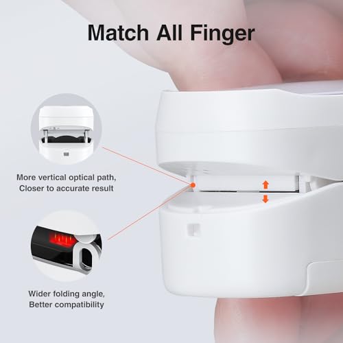 Byroncare Pulse Oximeter, O2 Pulse Oximeter Fingertip and Oxygen Monitor Fingertip, Oximeter Finger Meter With Blood Oxyge...