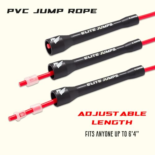 Elite Jumps - Beginner Progression Bundle - 3 Weighted Jump Ropes & Storage Case - Ropes for Beginners, Intermediates, & A...