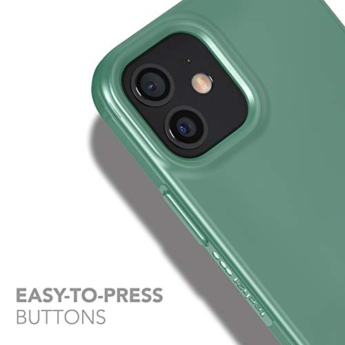 Tech21 Evo Slim For Apple Iphone 12 Pro Max 5G - Germ Fighting Antimicrobial Phone Case With 8 Ft. Drop Protection, Midnight Gre