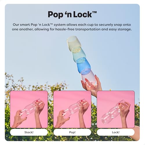 TOSSWARE POP 6oz Stemmed Flute SET OF 12, Premium Quality, Recyclable, Unbreakable & Crystal Clear Plastic Champagne Glass...