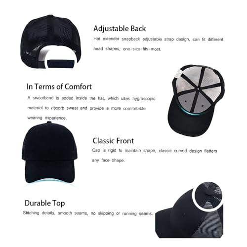 ZH 12 Pack Mesh Trucker Hats, Bulk Baseball Caps for Men and Women, Trucker Cap Wholesale