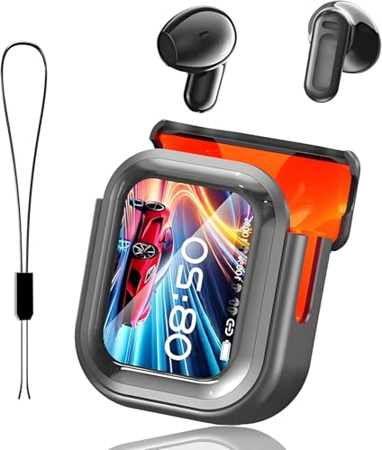 ERAZERL NE20 AI Translation Earbuds Real Time Wireless Bluetooth 6.0 AI Headphones LCD Touch Screen Support 148 Languages ...