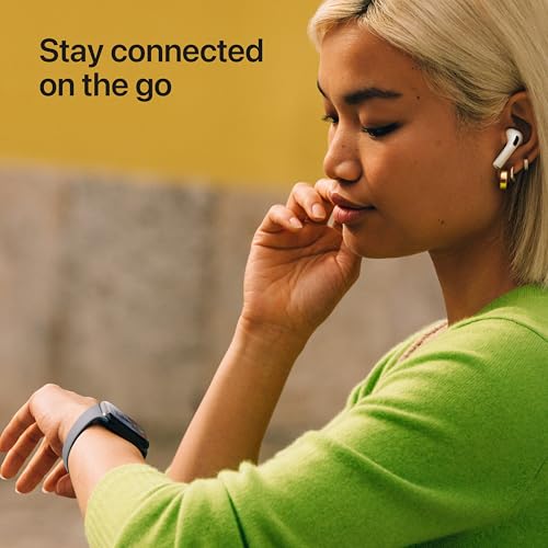 Apple Watch SE 3 [GPS 44mm] Smartwatch with Midnight Aluminum Case with Midnight Sport Band - M/L. Fitness and Sleep Track...