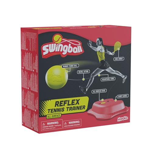 Swingball All Surface Tetherball Tennis Set – Portable Outdoor Game for Kids & Adults – Includes Paddles & Ball – Backyar...