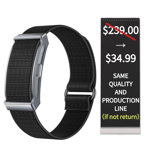 Osawalla 2026 Latest Screenless Fitness Tracker Band, Activity & Sleep Tracking Wearable with App Sync, Lightweight Waterp...
