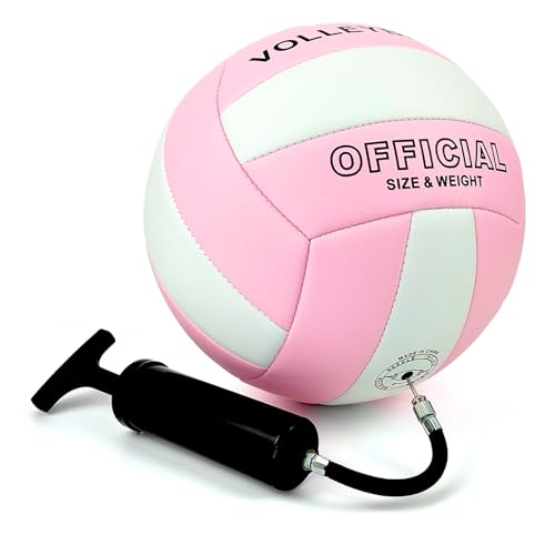 UERMAPTE Official Size 5 Volleyball Thickened Waterproof PU Anti-Burst Design for Indoor Beach and Pool Training for Begin...