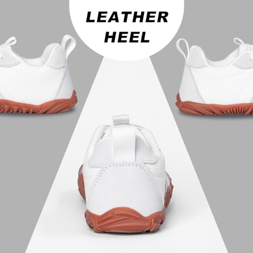 Bewenoo Hike Barefoot Shoes Sneakers for Womens Mens Minimalist Trail Running Footwear Hiking Grounding Biking Shoes Wide ...