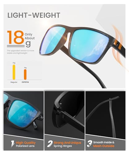 CIFOYA Sunglasses-Men Polarized Mens Sunglasses: Classic Women Sun Glasses UV Protection for Fishing Driving Golf 5PACK