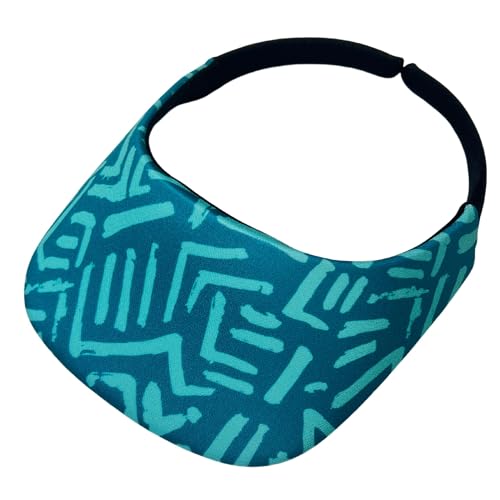 No Headache Sun Visor for Women | Stylish, Lightweight Square Brim Hat | Comfortable UV Protection for Golf, Tennis & Travel