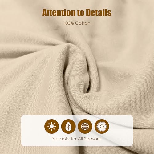 SWEET DOLPHIN 3 Pack Baby Sleep Sack - 100% Cotton 2-Way Zipper TOG 0.5 Infant Wearable Blanket, Newborn Essentials