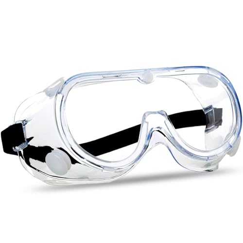 Super More Anti-Fog Protective Safety Goggles Clear Lens Wide-Vision