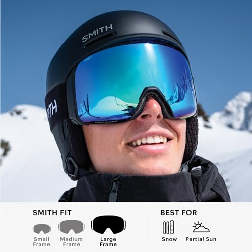 SMITH 4D MAG Snow Goggles – Adult Ski & Snowboarding Goggles with Everyday Lens & BirdsEye Vision – for Men & Women