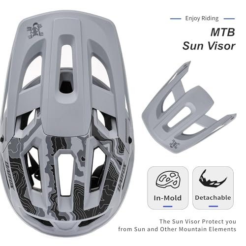 BATFOX Bike Helmet,Mountain Bike Helmet Helmets for Men Women Adults Youth