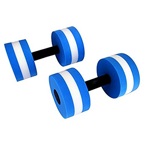 BigBoss Sports Aquatic Exercise Dumbbells Aqua Fitness Barbells Exercise Hand Bars-Set of 2
