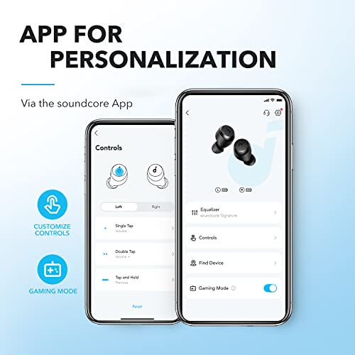 Soundcore by Anker A20i True Wireless Earbuds, Bluetooth 5.3, App, Customized Sound, 28H Long Playtime, Water-Resistant, 2...
