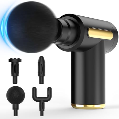 Brantefa Massage Gun, Small Travel Tool, Massage Gun Deep Tissue,Percussion Handheld Portable Muscle Massager Tool for Ful...
