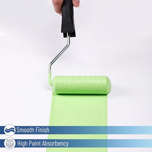 Bates- Foam Paint Roller Covers, 4 Inch, 30 Pack, Paint Roller 4 Inch, High Density Foam Roller Paint Covers, 4 Inch Paint...