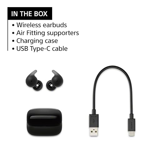 Sony - LinkBuds Open True Wireless Earbuds - Black (Renewed)