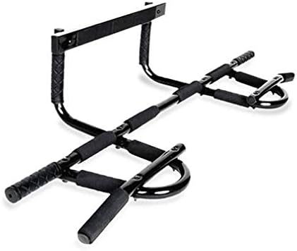 AbleFitness Doorway Chin up Bar Pull up Bar Sit up Multi-Function Home Gym Door (Heavy Duty w/12 Grip Positions)