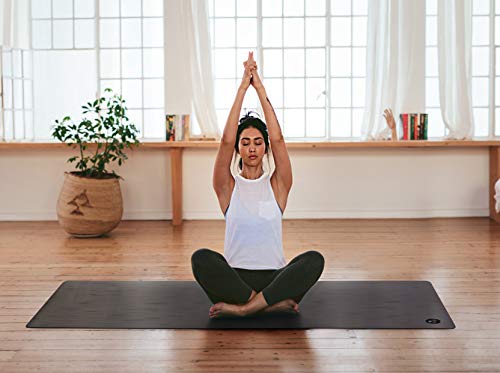 IUGA Pro Yoga Mat Non Slip Pilates Mat Anti-tear Eco Friendly Hot Yoga Mat with SGS Certified Material Free Carrying Strap...