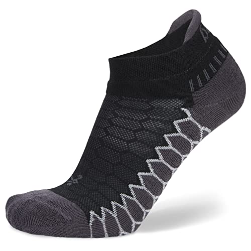 Balega Silver Compression Fit Performance No Show Athletic Running Socks for Men and Women (1 Pair)