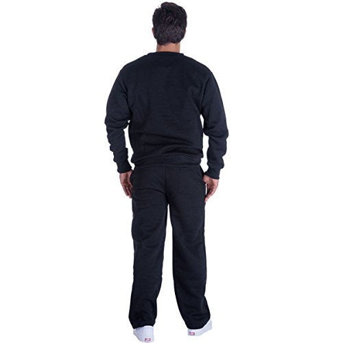 Facitisu Mens Active Fleece Athletic Sweatpant Basic Running Drawstring Workout Sweat Pants