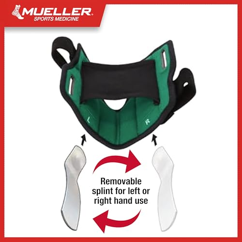 MUELLER Sports Medicine Reversible Green Wrist Brace for Men and Women, Wrist Pain Relief Support, Ideal for Carpal Tunne...