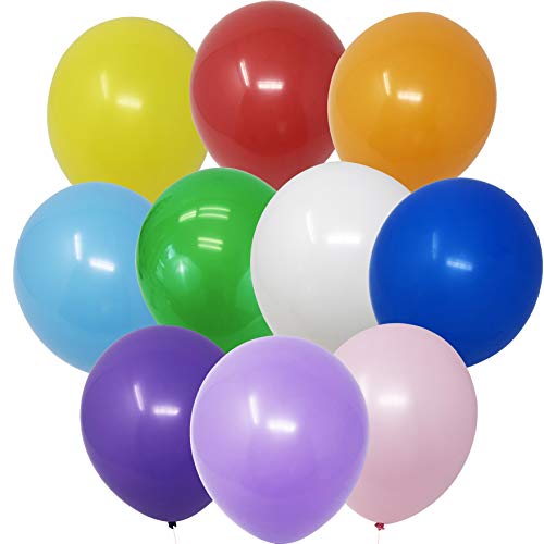 Allgala 100 Count 9 Inch Helium Grade Premium Latex Balloons for Birthday Feliz Cumpleaños Baby Shower Engagement Party We...