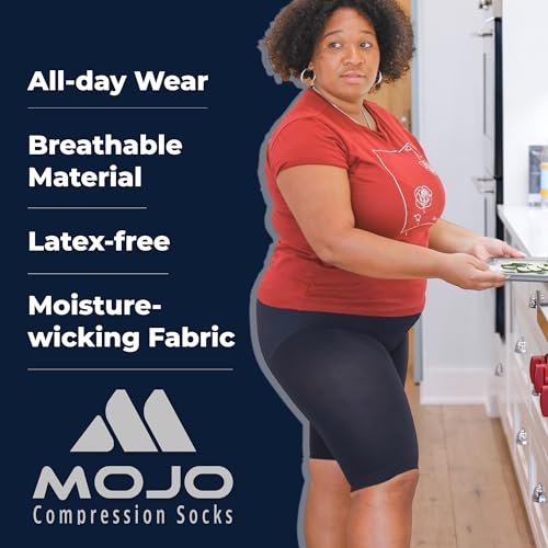 Mojo Compression Medical Shorts 20-30mmHg for Women & Men - M819