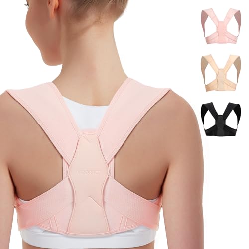 Vicorrect Posture Corrector for Women and Men, Adjustable Upper Back Brace for Clavicle Support and Providing Pain Relief ...