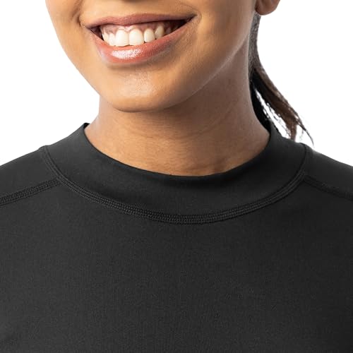 Fruit of the Loom womens High Neck Top and Legging Thermal Set