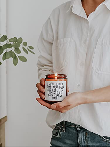 Get Well Gifts for Women, Take Your Pain Candle,Get Well Soon Gift for Women After Surgery,Funny Present for Her,Inspirati...