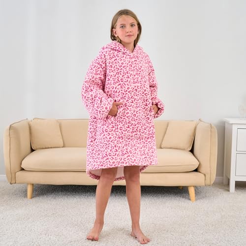 Unicorn Wearable Blanket Hoodie for Girls Unicorn Oversized Hoodie for Kids