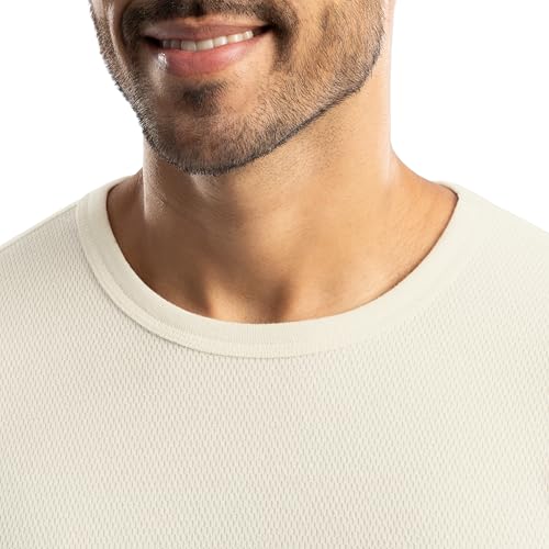 Realtree Mens Heavyweight Cotton Polyester Long Sleeve Thermal Underwear Top