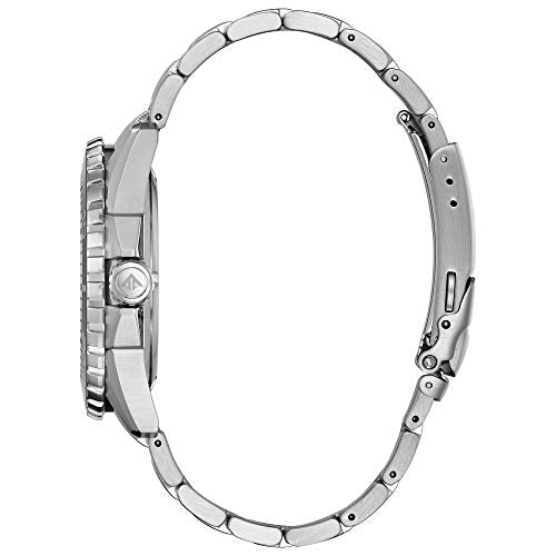 Citizen Men's Promaster Sea Eco-Drive Stainless Steel Watch, 3-Hand Date, One-Way Rotating Bezel, ISO Compliant, Luminous ...