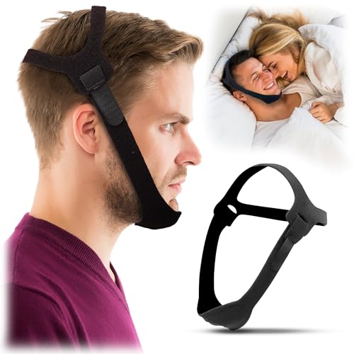 Anti Snoring Chin Strap for Men and Women CPAP Users - Airflow Jaw Strap - Effective Snore Solution for Excessive Snoring