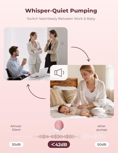 Momcozy Wearable Breast Pump, Hands Free Upgraded Mobile Flow | M9, App Discreet Control with Personalized Multi-Modes & 1...