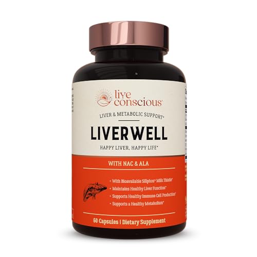 LiverWell Liver Cleanse, Rejuvenation, Metabolic Support - Liver Supplement for Liver Health w/Highly Bioavailable Milk Th...