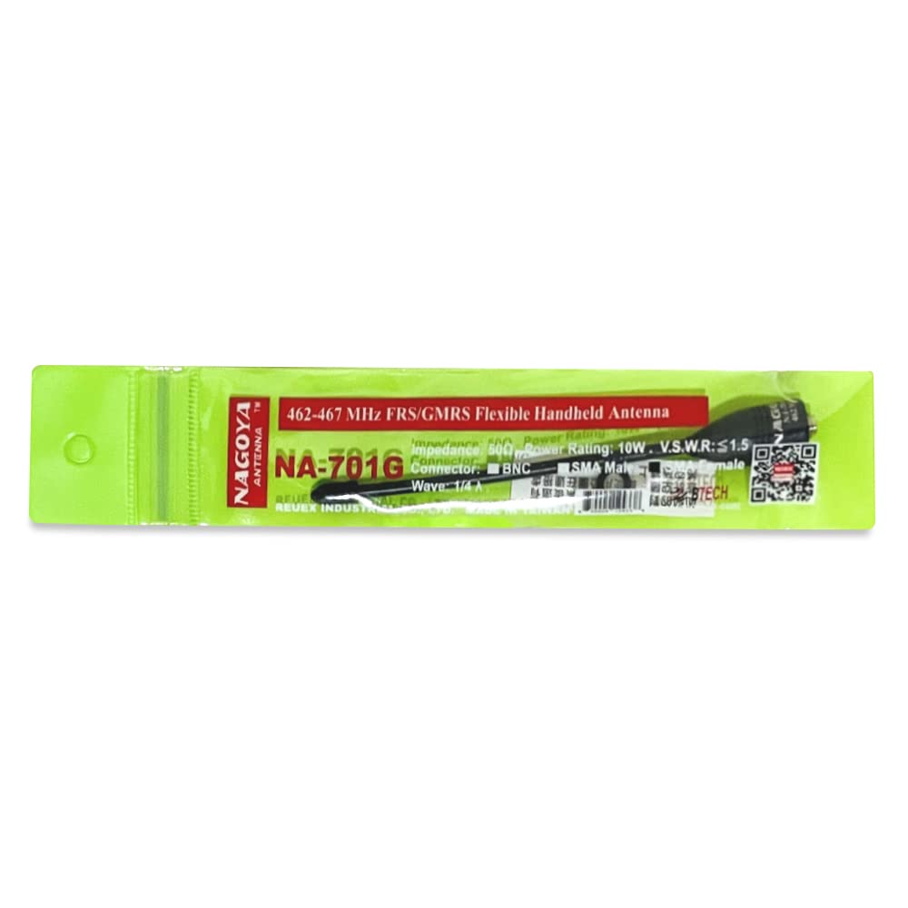 Authentic Genuine Nagoya Na-701G 5.5-Inch Whip Gmrs (462Mhz) Antenna Sma-Female For Btech And Baofeng Radios