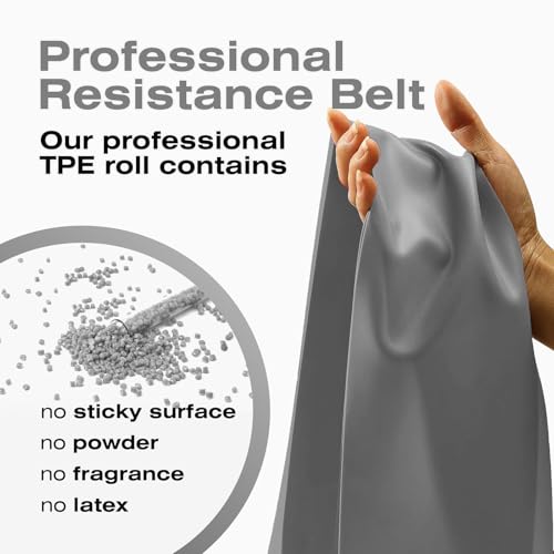 Resistance Band 50 Yards Elastic Exercise Fitness Band Roll for Home Training, Physical Therapy, and Yoga…