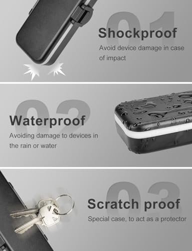 Lamborsafe Hard Carrying Case Only for Kardia Mobile 6L & 6L MAX, KardiaMobile 6-Lead EKG Heart Monitor Case, Keep Clean a...