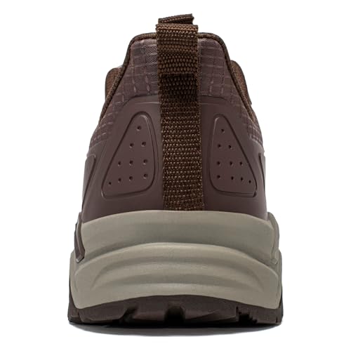 HOBIBEAR Men's Trail Hiking Shoes Wide Fit - Lightweight Low Top Breathable Sneakers for Walking, Trekking & Outdoor Adven...