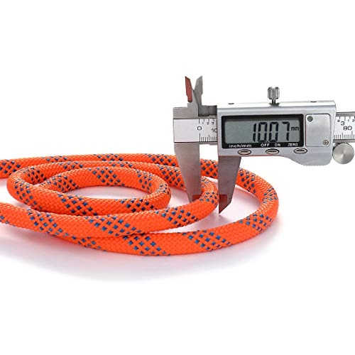 GINEE Static Climbing Ropes 35FT,50FT,100FT,150FT,200FT,250FT(Diam 10mm,16mm)