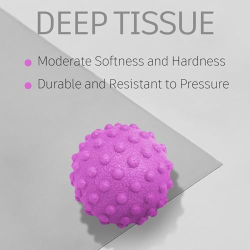NGT new guide steps Fascia Ball, TPR Massage Ball Suitable for Relaxing Muscles, Restoring Fascia, and Improving Body Cond...