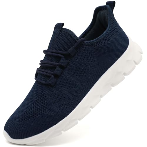 VLHGCG Womens Running Shoes Tennis Slip on Sneakers Breathable Athletic Lightweight Gym Sports Workout Walking Shoes