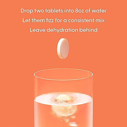 Hydralyte Electrolyte Tablets | 40 Orange Electrolytes | Airplane Travel Essential for Rapid Rehydration | Hydration Table...