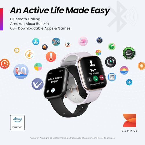 Amazfit Bip 6 Smart Watch 46mm, 14 Day Battery, 1.97" AMOLED Display, GPS & Free Maps, AI, Bluetooth Call & Text, Health, ...