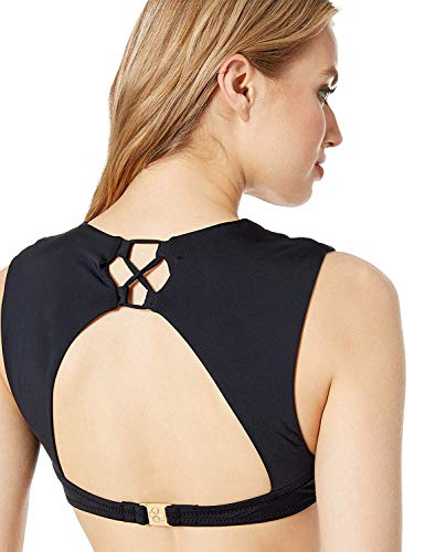 Trina Turk Women's Underwire Cap Sleeve Hipster Bikini Swimsuit Top