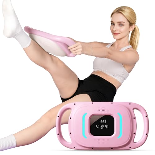 OurStarry Smart Ab Trainer Machine with Music & Counter, Sit Up Assistant Core Workout Equipment with Foam Cushion for Hom...