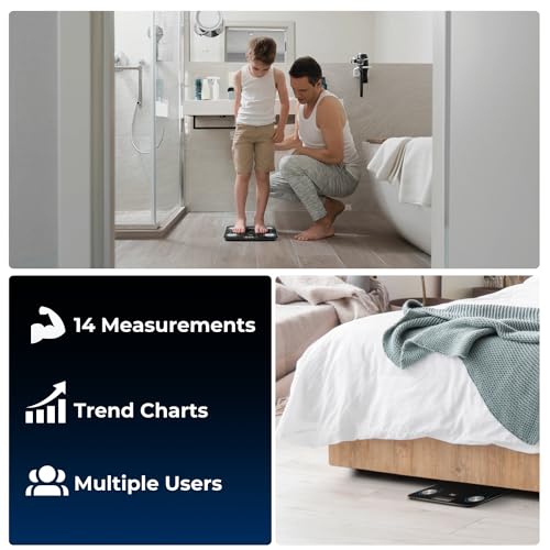 COUNTO Smart Scale- Digital Scale Measuring Body Parameters| Smart Bluetooth Body Fat Measurement Device, Body Composition...